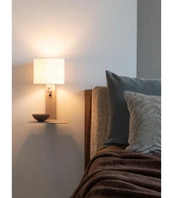 It's about RoMi Wandlamp Florence - Bruin - 24x24x42cm