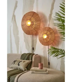 GOOD &MOJO Wandlamp Iguazu - Jute - Ø55cm