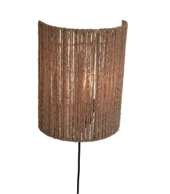 New Wandlamp Iguazu - Jute - 25x25x32cm Muurverlichting