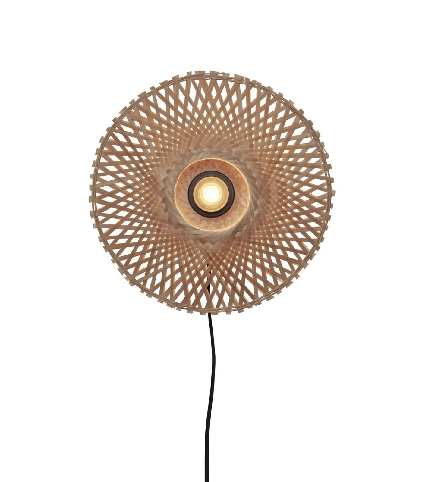 Best Wandlamp Kalimantan - Bamboe - Ø30cm Muurverlichting