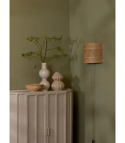Clearance Wandlamp Langkawi - Naturel - Ø32cm Muurverlichting