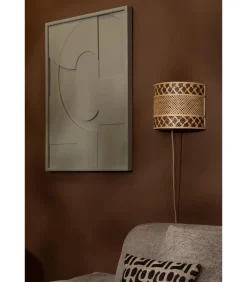 GOOD &MOJO Wandlamp Langkawi - Naturel - Ø32cm