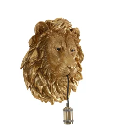 Sale Wandlamp Lion - Brons - 33.5x19x40.5cm Muurverlichting