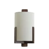 Light & Living Wandlamp Litto - Donkerbruin - 22x18x36cm
