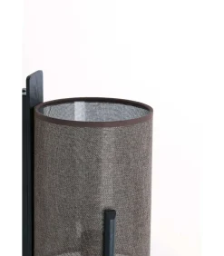 Hot Wandlamp Litto - Mat zwart - 22x18x36cm Muurverlichting