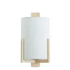 Wandlamp Litto - Naturel - 22x18x36cm Muurverlichting
