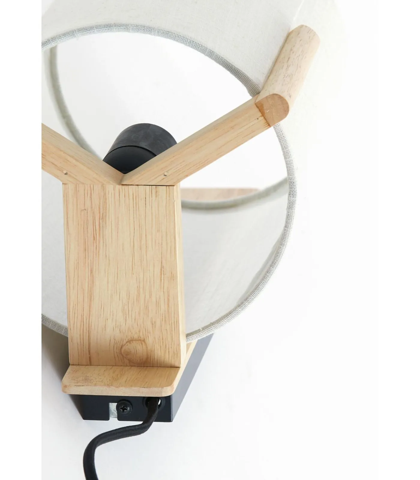 Wandlamp Litto - Naturel - 22x18x36cm Muurverlichting