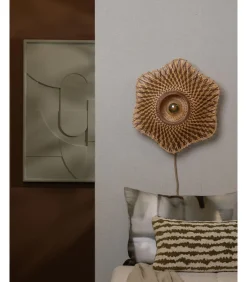 GOOD &MOJO Wandlamp Madura - Naturel - Ø44cm