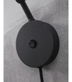 It's about RoMi Wandlamp Montreux - Zwart - 10.5x21.5x18cm