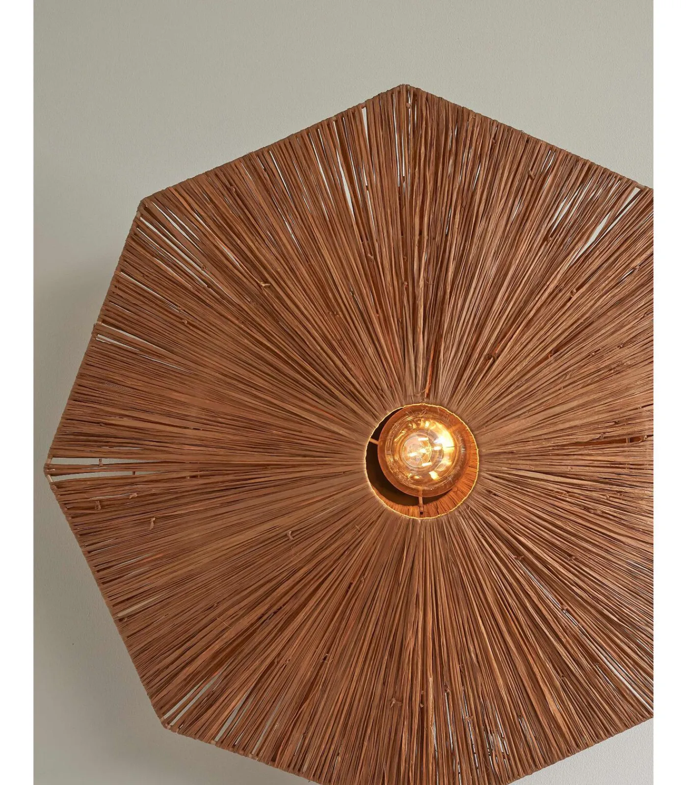 GOOD &MOJO Wandlamp Panama - Bruin - 65x7x65cm