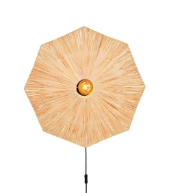 GOOD &MOJO Wandlamp Panama - Naturel - 65x7x65cm