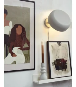 It's about RoMi Wandlamp Porto - Grijs - Ø25cm