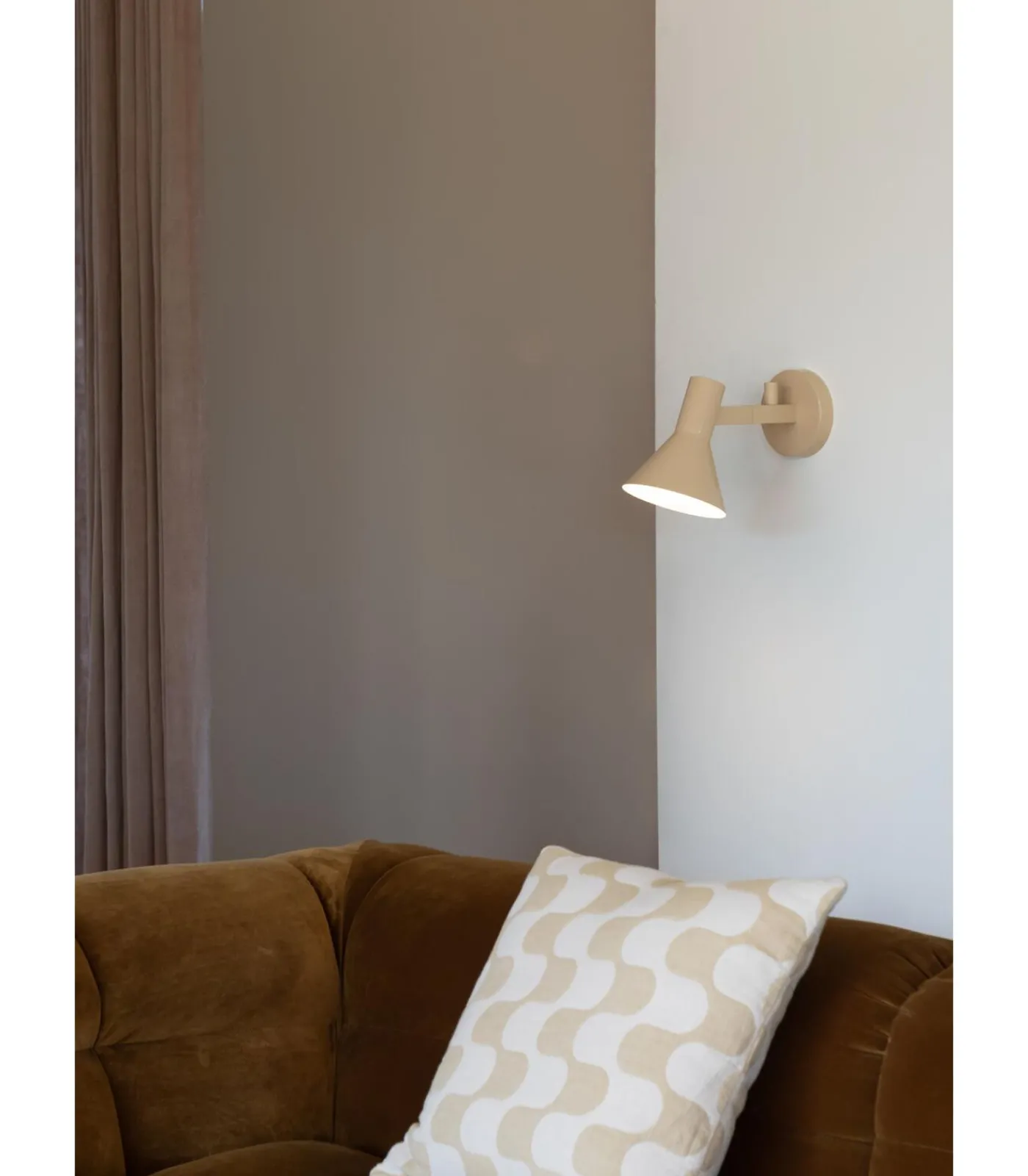 It's about RoMi Wandlamp Stavanger - Beige - 31x15x20cm