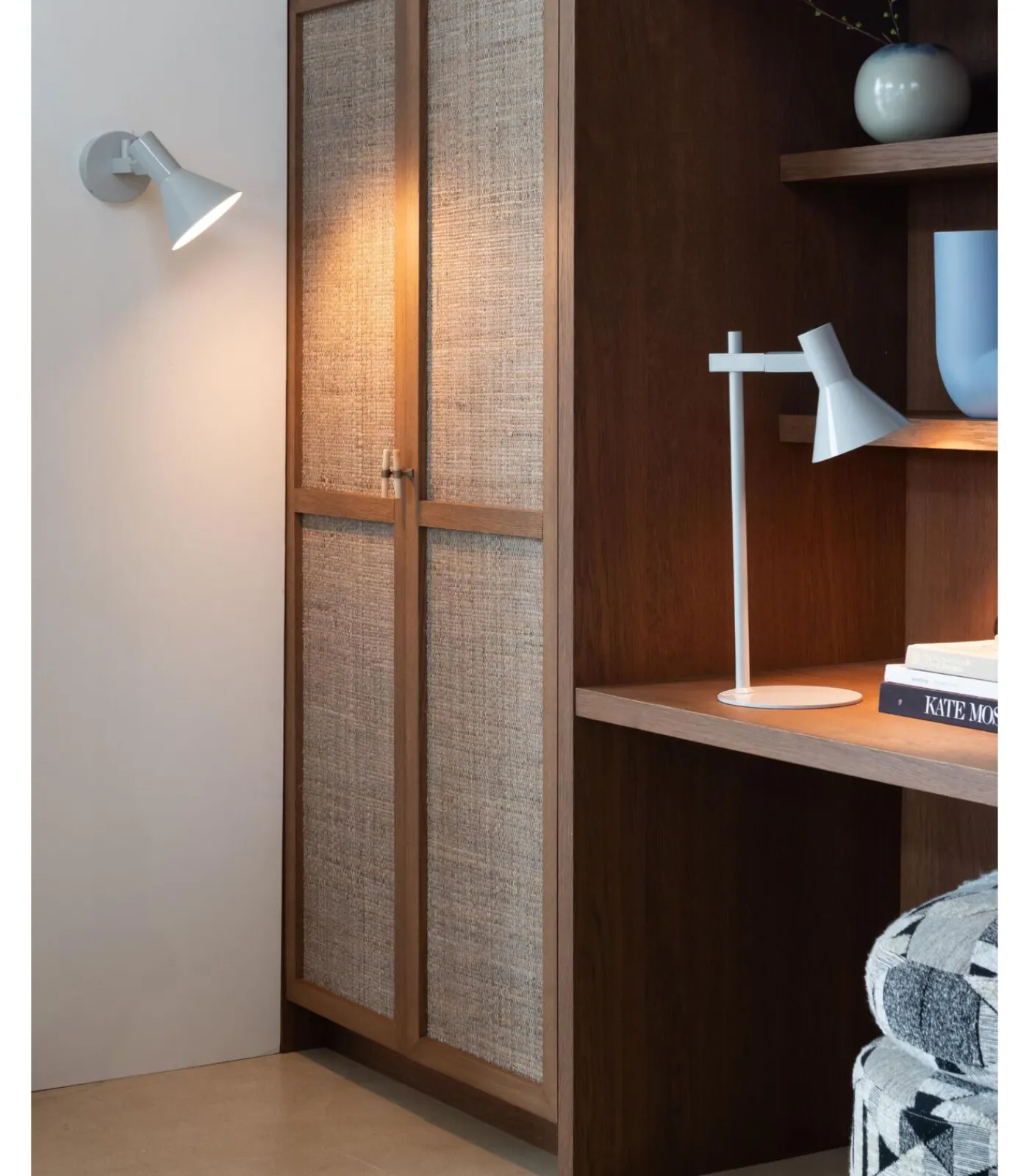 It's about RoMi Wandlamp Stavanger - Grijs - 31x15x20cm