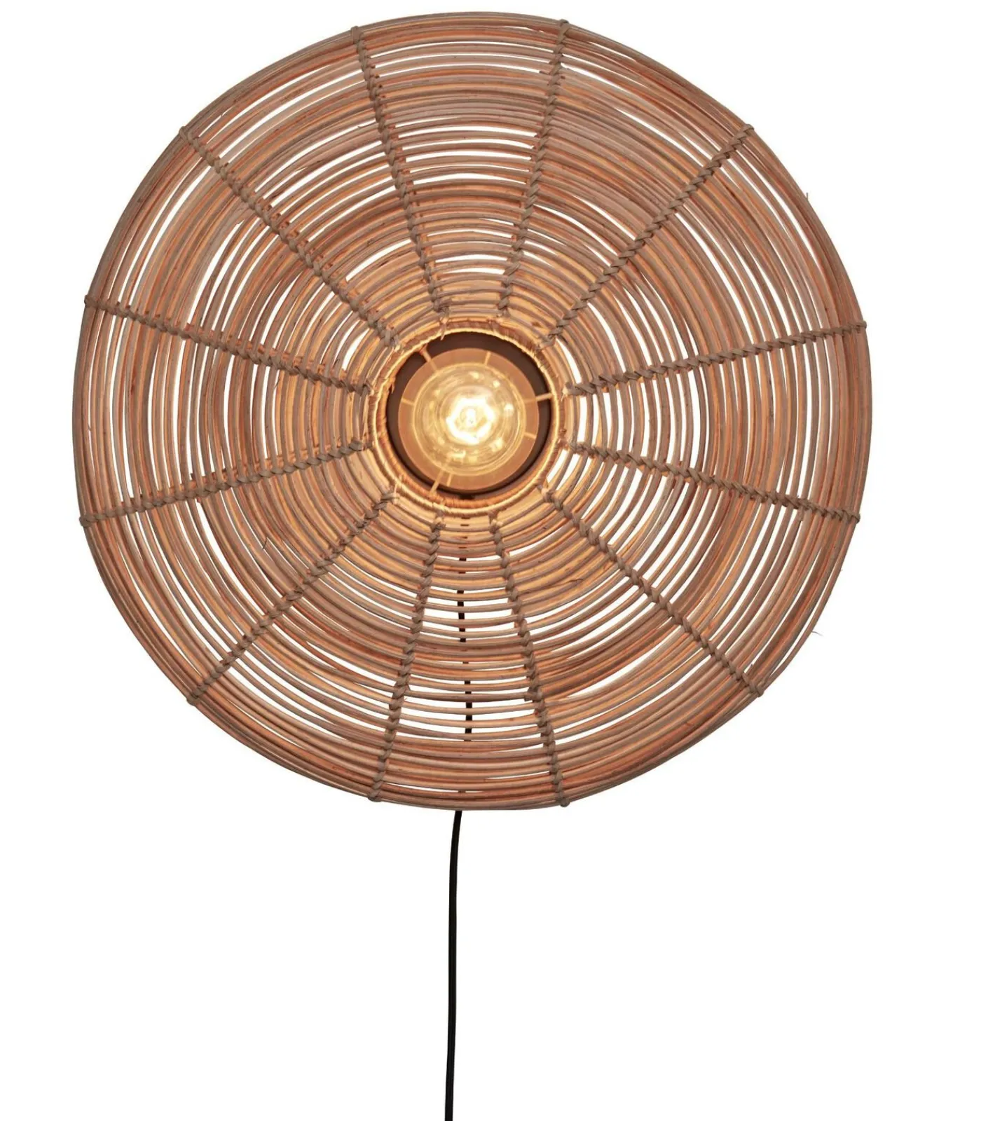 Hot Wandlamp Tanami - Rotan - Ø55cm Muurverlichting