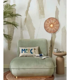 Outlet Wandlamp Tanami - Rotan - Ø40cm Muurverlichting