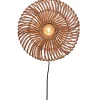 GOOD &MOJO Wandlamp Zanzibar - Rotan - Ø40cm