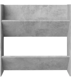 Online Wandschoenenkast 60x18x60 cm spaanplaat betongrijs Organiseren