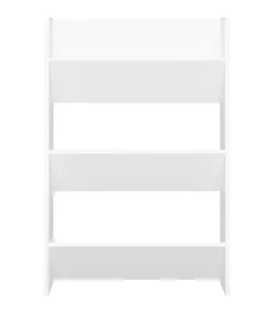Clearance Wandschoenenkast 60x18x90 cm spaanplaat wit Organiseren