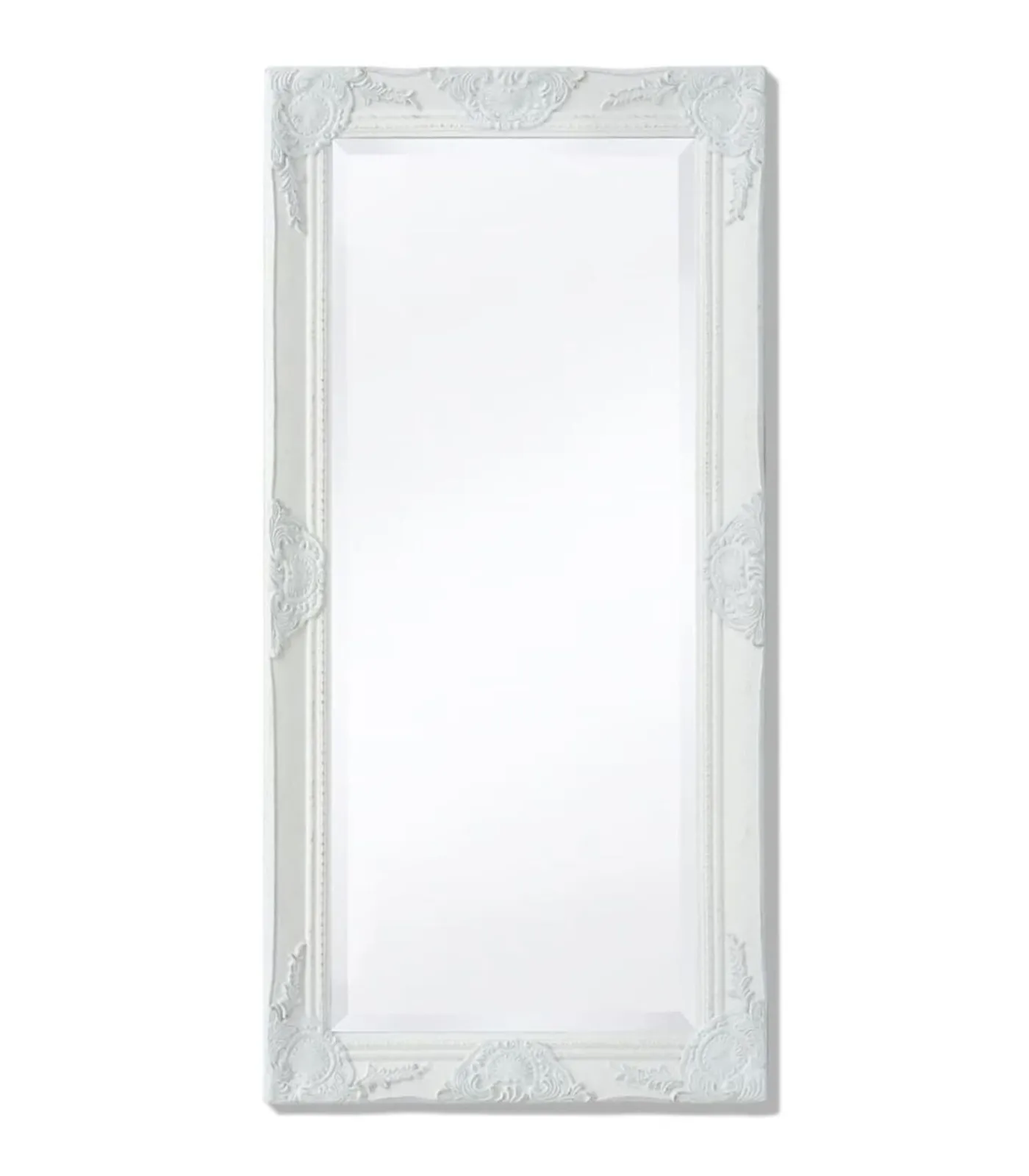 Hot Wandspiegel Barok 100 x 50 cm wit Spiegels