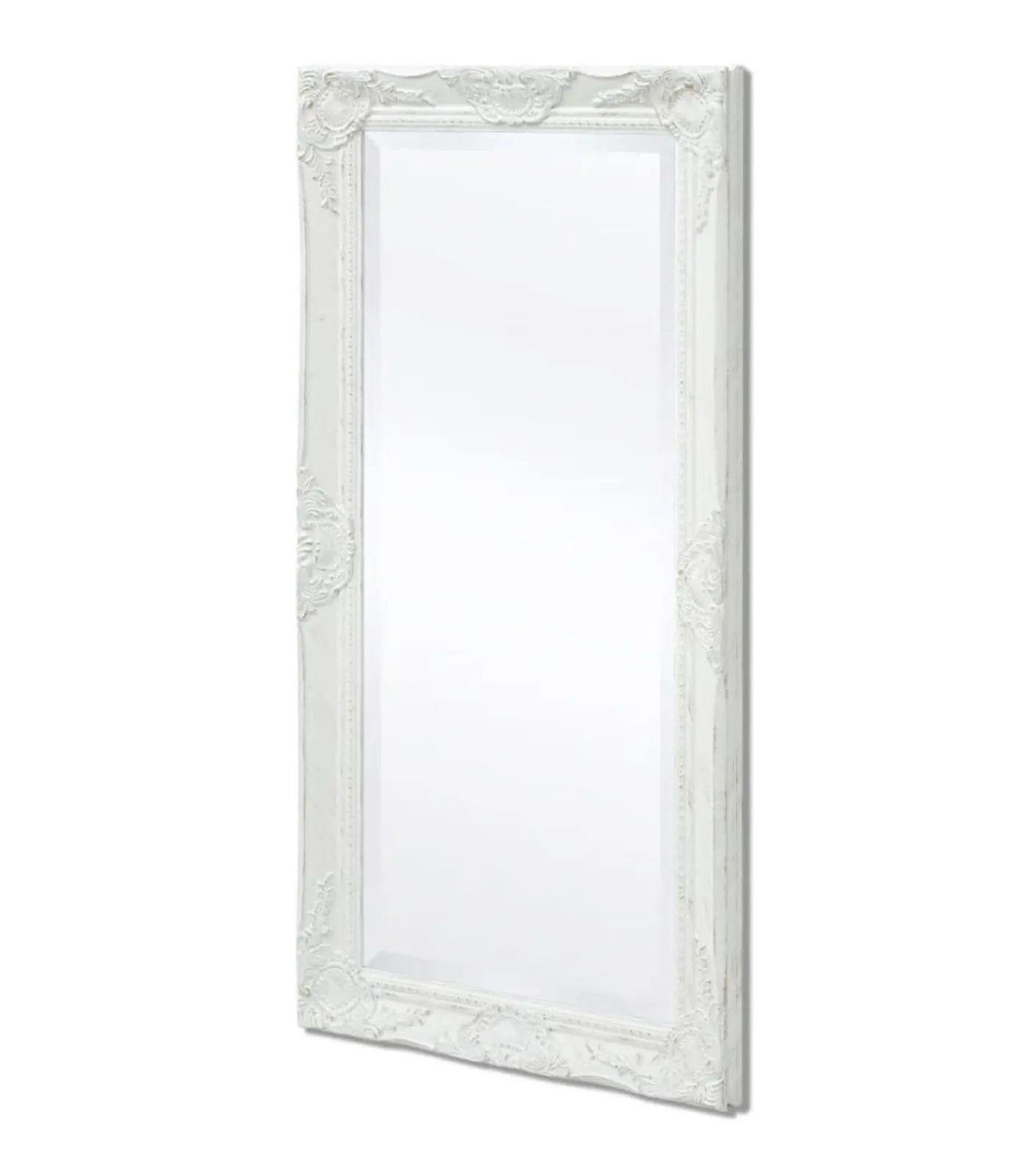 Hot Wandspiegel Barok 100 x 50 cm wit Spiegels