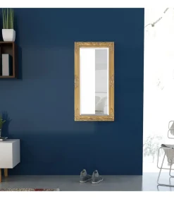 New Wandspiegel Barok 100 x 50 cm goud Spiegels