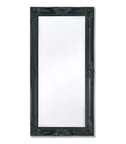 Sale Wandspiegel Barok 100 x 50 cm zwart Spiegels