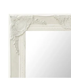 vidaXL Wandspiegel barok stijl 50x80 cm wit