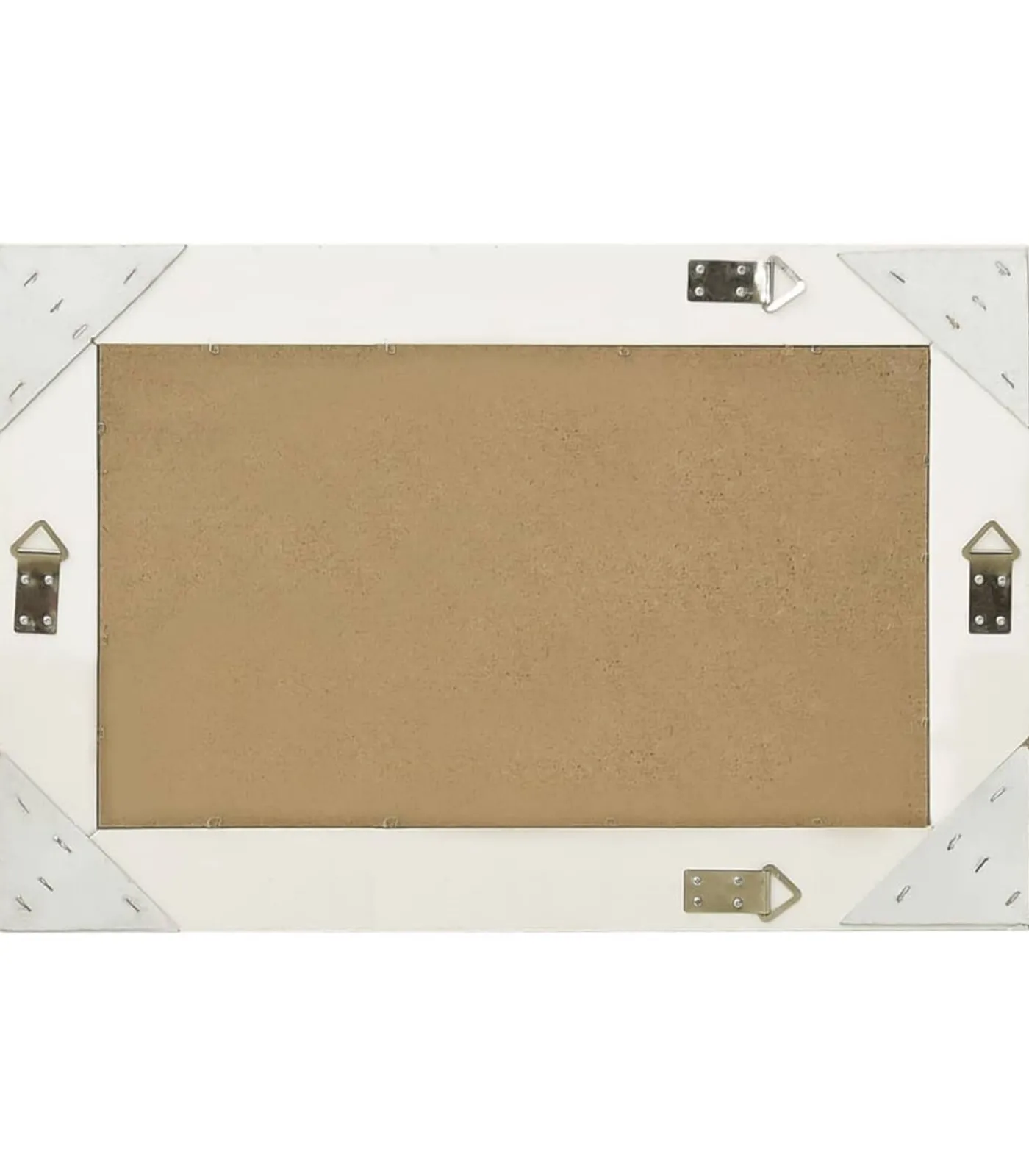 vidaXL Wandspiegel barok stijl 60x40 cm wit