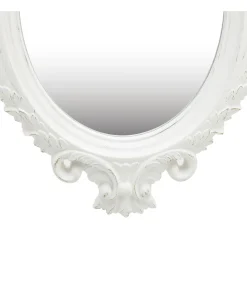 New Wandspiegel kasteel stijl 56x76 cm wit Spiegels