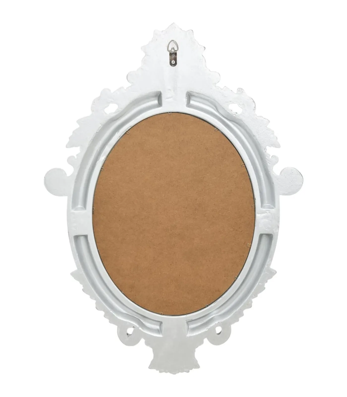 Hot Wandspiegel kasteel stijl 56x76 cm zilverkleurig Spiegels