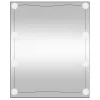 vidaXL Wandspiegel met LED's rechthoekig 50x60 cm glas