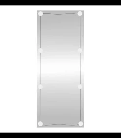 Outlet Wandspiegel met LED's rechthoekig 40x100 cm glas Spiegels