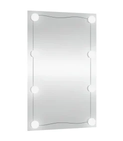 Best Wandspiegel met LED's rechthoekig 40x60 cm glas Spiegels