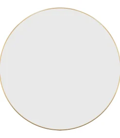 Hot Wandspiegel rond Ø60 cm goudkleurig Spiegels