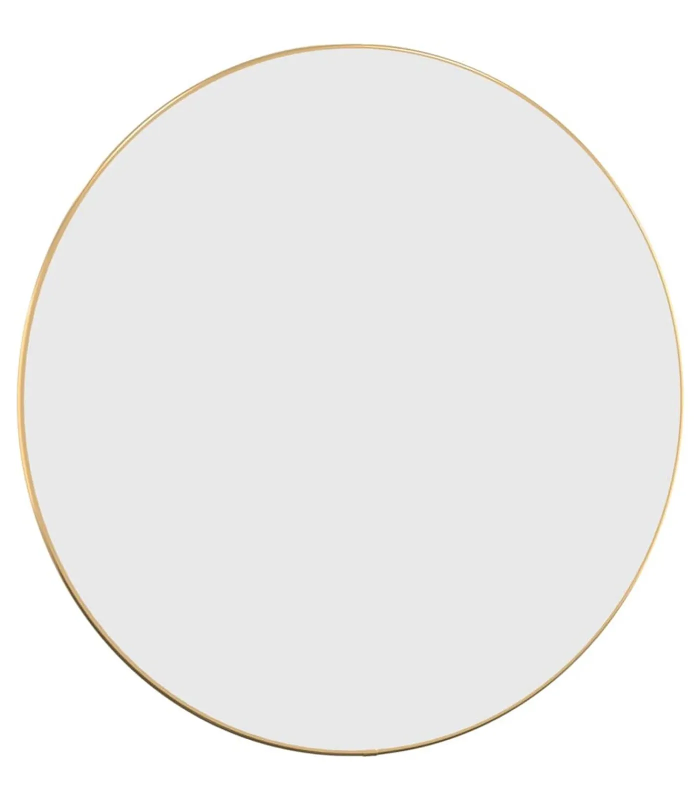 Hot Wandspiegel rond Ø60 cm goudkleurig Spiegels