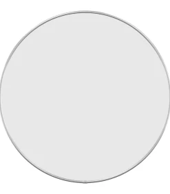 vidaXL Wandspiegel rond Ø50 cm zilverkleurig