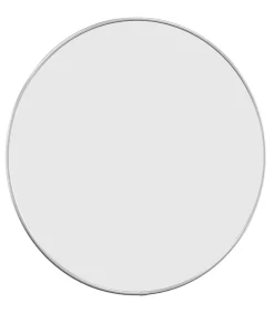 vidaXL Wandspiegel rond Ø50 cm zilverkleurig