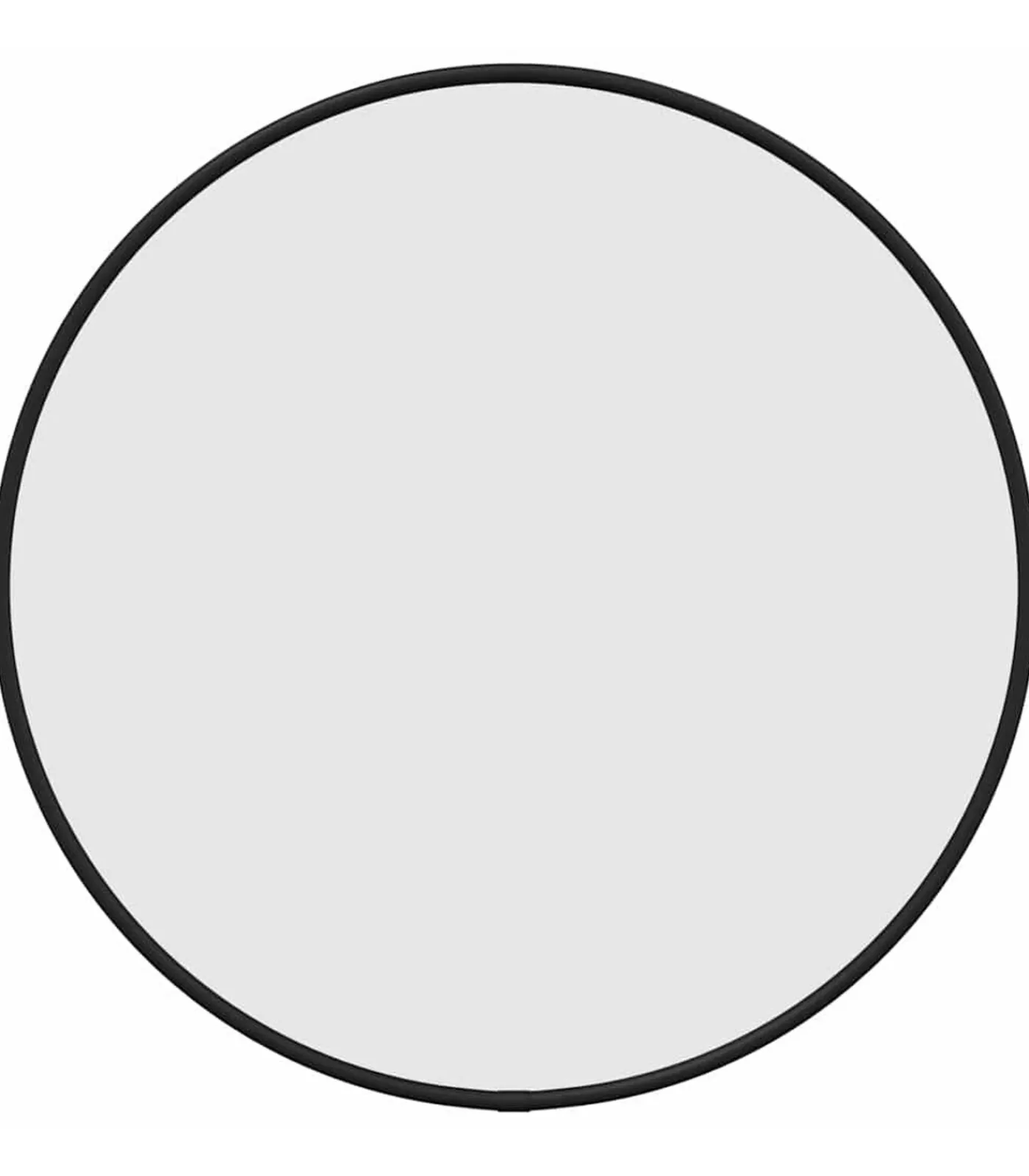 vidaXL Wandspiegel rond Ø40 cm zwart