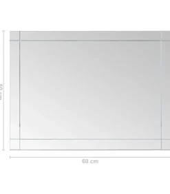 Clearance Wandspiegel 60x50 cm glas Spiegels