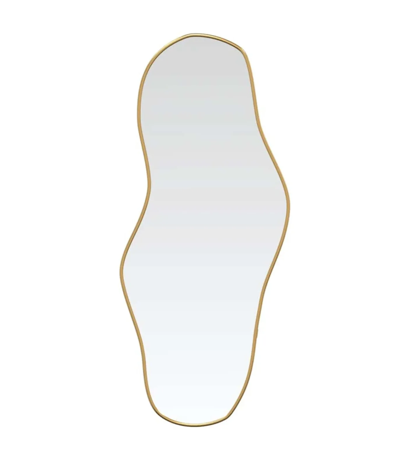 Clearance Wandspiegel 90x40 cm goudkleurig Spiegels