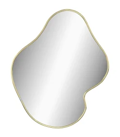 vidaXL Wandspiegel 60x50 cm goudkleurig