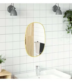 New Wandspiegel 60x40 cm goudkleurig Spiegels