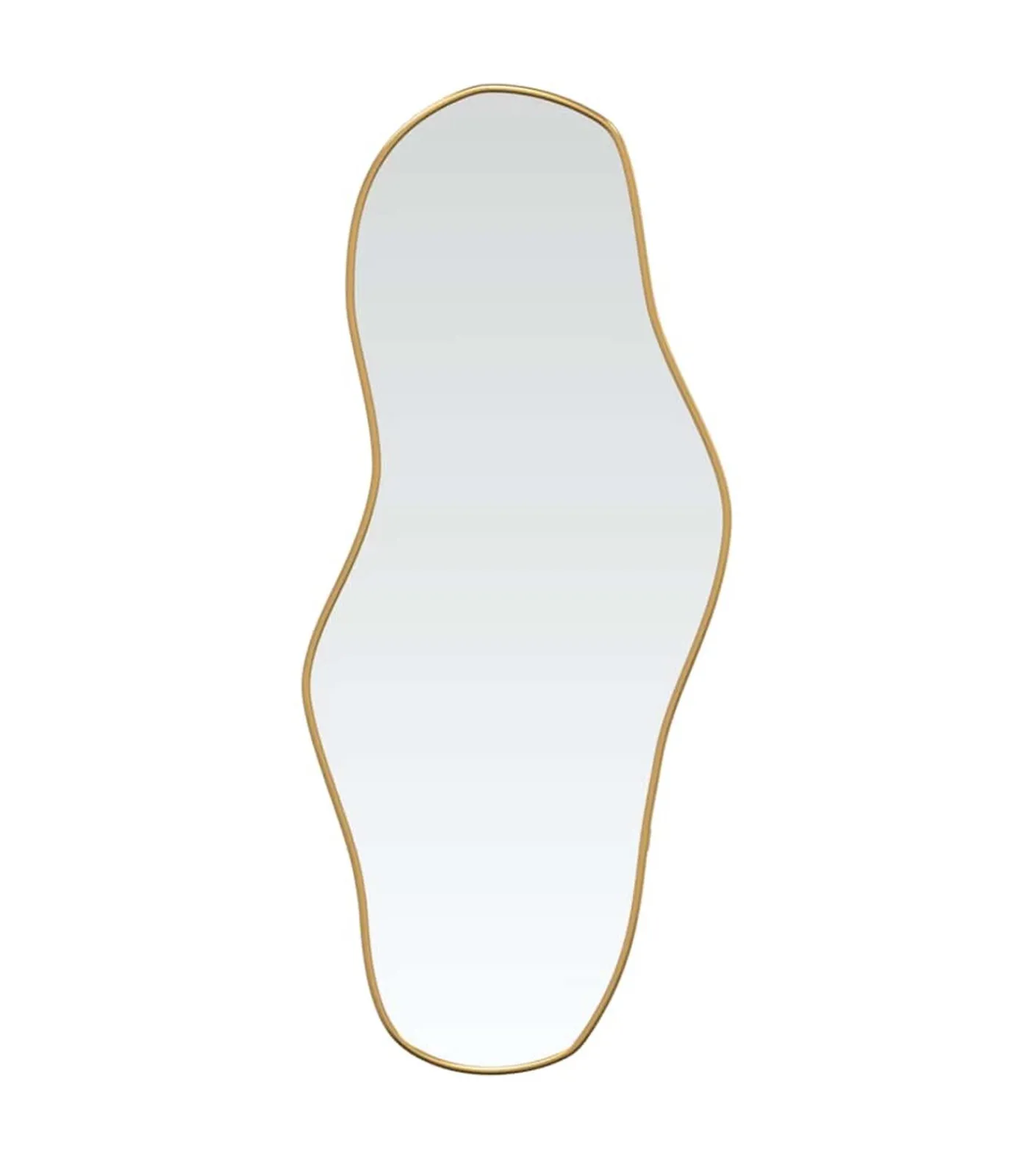 vidaXL Wandspiegel 80x35 cm goudkleurig