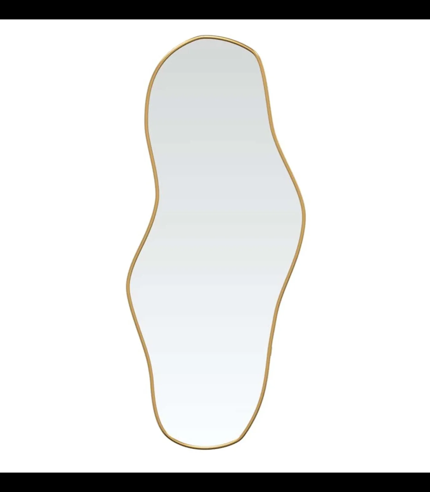 vidaXL Wandspiegel 80x35 cm goudkleurig