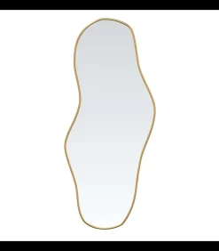 vidaXL Wandspiegel 60x25 cm goudkleurig