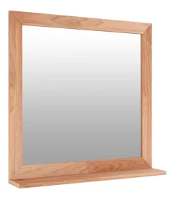 Sale Wandspiegel 55x55 cm massief walnotenhout Spiegels