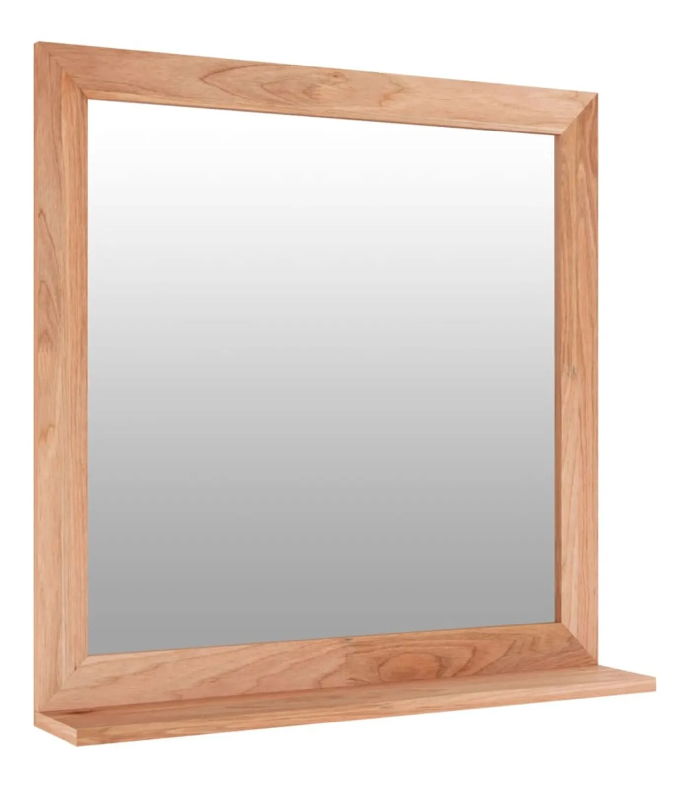 Sale Wandspiegel 55x55 cm massief walnotenhout Spiegels