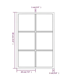 Sale Wandspiegel 60x40 cm metaal zwart Spiegels