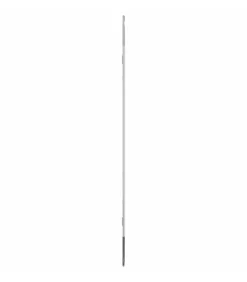 vidaXL Wandspiegel 90x40 cm ovaal zilverkleurig